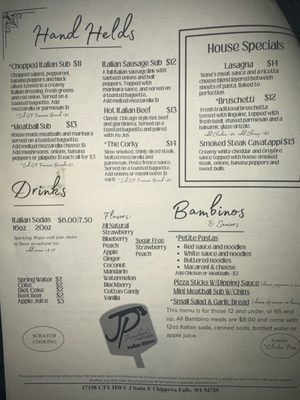 Menu photo 3 Josephine’s Pastaria Chippewa Falls, WI Menu photo 3 Josephine’s Pastaria Chippewa Falls, WI