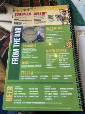 Menu photo 2 Los Mariachis Mexican Restaurant Columbus, OH