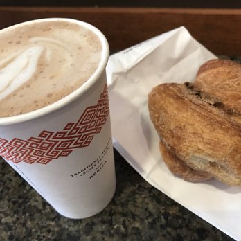 Peet's Coffee - Mocha with a Morning Bun from La Farine Bakery next doir! - Coffee & Tea Near Me - Oakland, California