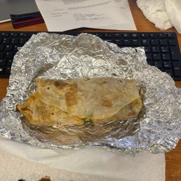 Al Pastor burrito