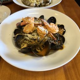 Squid ink pasta Squid ink pasta