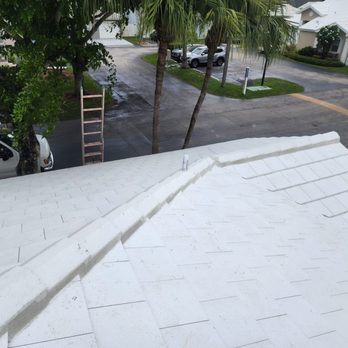 Under Pressure Roofing - White Flat Tile Reroof - Pressure Washers Near Me - Homestead, Florida Under Pressure Roofing - White Flat Tile Reroof - Pressure Washers Near Me - Homestead, Florida