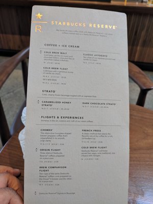 Menu photo 1 Starbucks San Francisco, CA Menu photo 1 Starbucks San Francisco, CA