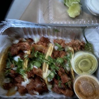 Plazita Mexico Tacos - Al Pastor Tacos Americanos (4) delicious - Tacos Near Me - Wakefield, Massachusetts Plazita Mexico Tacos - Al Pastor Tacos Americanos (4) delicious - Tacos Near Me - Wakefield, Massachusetts