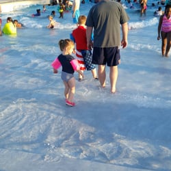 Water World - Entering Wave Pool.