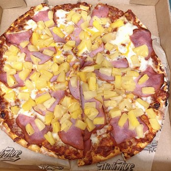 High Five Pizza - Medium Ham & Pineapple - Pizza Near Me - San Jose, California