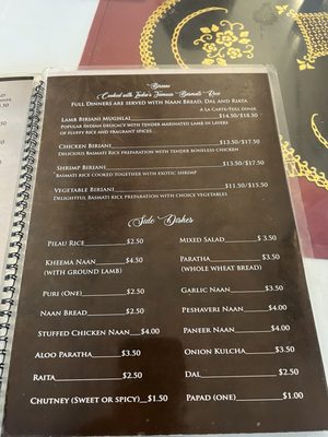 Menu photo 1 New Indian Cuisine San Jose, CA Menu photo 1 New Indian Cuisine San Jose, CA