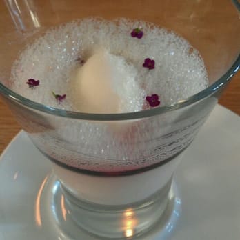 Commis - Panna cotta, cherries, cucumber, and frozen yogurt - New American Near Me - Oakland, California