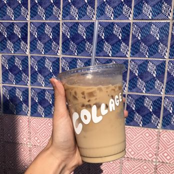 Collage Coffee - Iced latte - Coffee & Tea Near Me - Los Angeles, California
