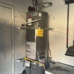 Old Water heater swapped out with this new one in about 1 hour! Thank you Renovation Pros! Old Water heater swapped out with this new one in about 1 hour! Thank you Renovation Pros!