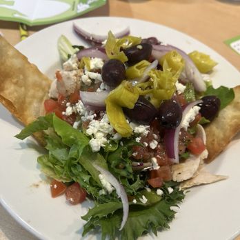 The Toasted Yolk Cafe - Greek Salad - Breakfast & Brunch Near Me - Spring, Texas