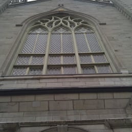 Above the main entrance. Above the main entrance.