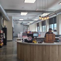 Bev Shop By Big Red - Checkout counter with Brian working.