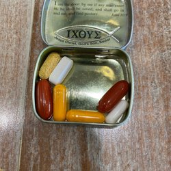 Vitamins ... with lunch :)