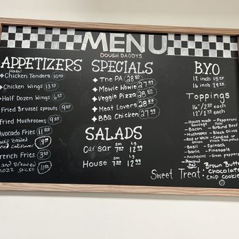 Dough Daddy's Pizza - Menu November 2023 - Pizza Near Me - Westmont, Illinois Dough Daddy's Pizza - Menu November 2023 - Pizza Near Me - Westmont, Illinois