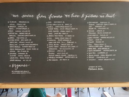 Menu photo 3 sweetgreen - Healthy Salads, Wraps, and Bowls Evanston, IL