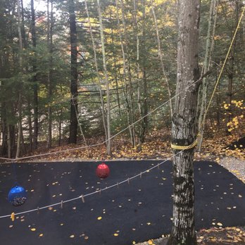 Bow Paving - a basketball court in the woods - General Contractors Near Me - Bow, New Hampshire