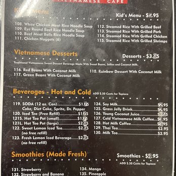 Pho Dat Vietnamese Cafe - Menu - Vietnamese Near Me - Montgomery, Texas