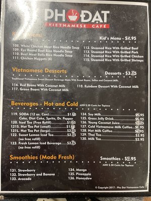 Menu photo 5 Pho Dat Vietnamese Cafe Montgomery, TX