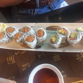 Kai's Sushi & Grill - Spicy crispy salmon roll & salmon roll - Sushi Bars Near Me - Minnetonka, Minnesota Kai's Sushi & Grill - Spicy crispy salmon roll & salmon roll - Sushi Bars Near Me - Minnetonka, Minnesota