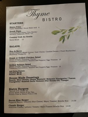 Thyme Bistro by null