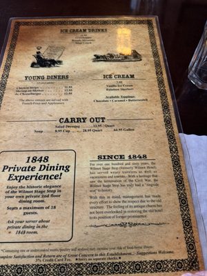 Menu photo 3 Wilmot Stage Stop Wilmot, WI Menu photo 3 Wilmot Stage Stop Wilmot, WI