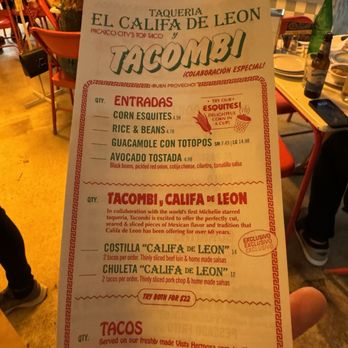Tacombi - Menu - Mexican Near Me - Miami, Florida Tacombi - Menu - Mexican Near Me - Miami, Florida