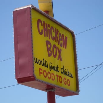 Chicken Box - Chicken Box roadside sign - Seafood Near Me - La Habra, California