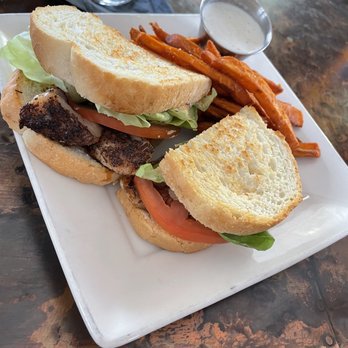 Coastal Kitchen - Mahi sandwich - Seafood Near Me - Saint Simons Island, Georgia Coastal Kitchen - Mahi sandwich - Seafood Near Me - Saint Simons Island, Georgia