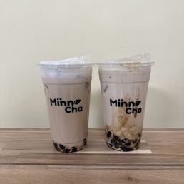two cups of milkshake