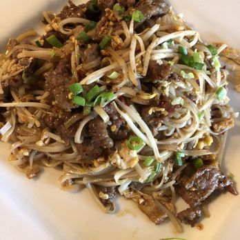 Noom Thai Bistro - Beef Pad Thai lunch. Thai spicy - real deal. Great spice! - Thai Near Me - Jacksonville, Florida Noom Thai Bistro - Beef Pad Thai lunch. Thai spicy - real deal. Great spice! - Thai Near Me - Jacksonville, Florida