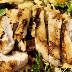 Watson's Chophouse - This is the grilled peach salad with chicken.