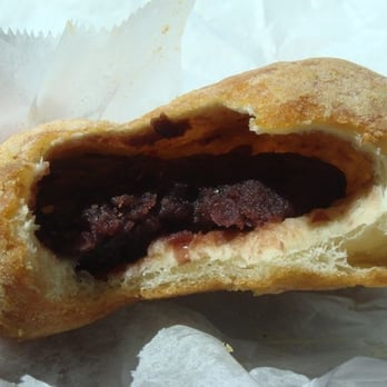 Cream Pan - kinako (red bean donut) - Bakeries Near Me - Tustin, California Cream Pan - kinako (red bean donut) - Bakeries Near Me - Tustin, California