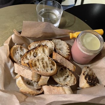 Double Chicken Please - Chicken DCP Liver Mousse & Bread - Cocktail Bars Near Me - New York, New York