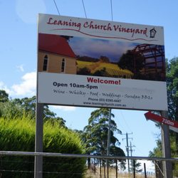Leaning Church Vineyard - Signage