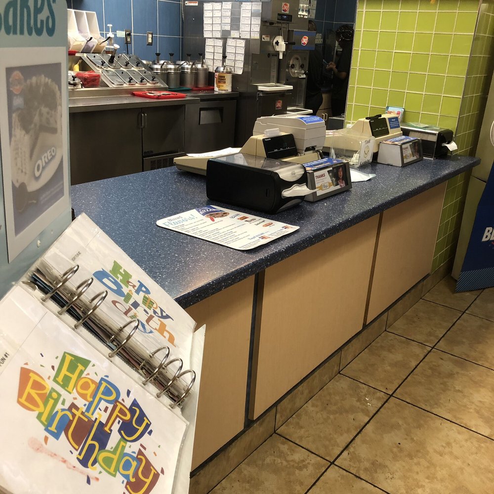 Dairy Queen - Kinda dirty floor.  Front counter. - Fast Food Near Me - Temecula, California