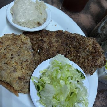 Mary's Cafe - Medium Chicken Fried Steak - American Near Me - Strawn, Texas