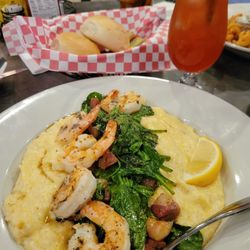9 South Bar & Grille - Shrimp and grits and a Route 9 Runner.