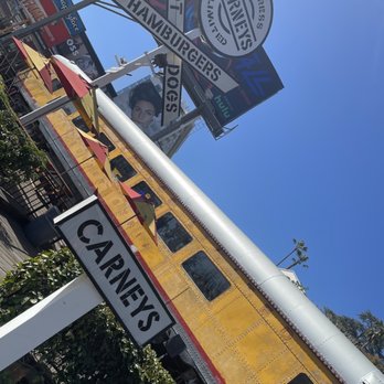 Carney's Restaurant - The famous train - Burgers Near Me - Los Angeles, California