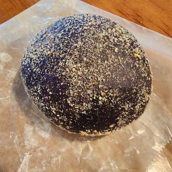 Thumbody - Ube pan de sal with cheesecake filling - Coffee & Tea Near Me - Paramus, New Jersey Thumbody - Ube pan de sal with cheesecake filling - Coffee & Tea Near Me - Paramus, New Jersey