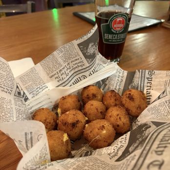 Seneca Street Brew Pub - Mac and Cheese bites - Brewpubs Near Me - Manlius, New York Seneca Street Brew Pub - Mac and Cheese bites - Brewpubs Near Me - Manlius, New York