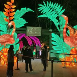 Asian Lantern Festival Into the Wild at Central Florida Zoo - Entrance