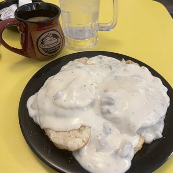 The Sunflour Café - Ultimate Biscuit Plate (there are eggs and sausage patties under there) - Cafes Near Me - Monte Vista, Colorado The Sunflour Café - Ultimate Biscuit Plate (there are eggs and sausage patties under there) - Cafes Near Me - Monte Vista, Colorado