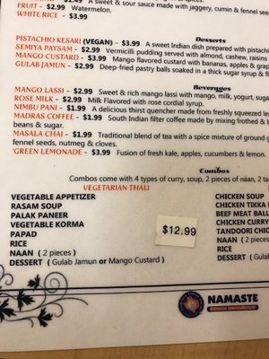 Namaste Indian Restaurant by null