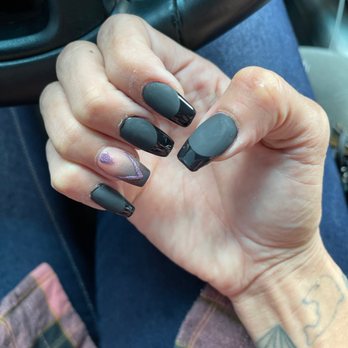 Anthony Vince' Nail Spa - Excuse the dry hands but the nails are awesome. - Nail Salons Near Me - Virginia Beach, Virginia