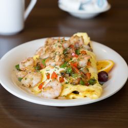 The Pancakery - Grilled Shrimp Omelette