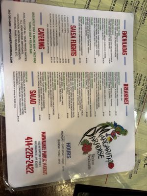 Menu photo 3 Margarita Paradise Milwaukee, WI Menu photo 3 Margarita Paradise Milwaukee, WI