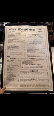 Menu photo 6 Mon Ami Gabi Las Vegas, NV Menu photo 6 Mon Ami Gabi Las Vegas, NV