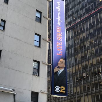 The Late Show with Stephen Colbert - Sign - Studio Taping Near Me - New York, New York The Late Show with Stephen Colbert - Sign - Studio Taping Near Me - New York, New York