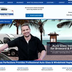 Auto Glass Perfections -Broward - Auto Glass Perfections Website Home Page PIc